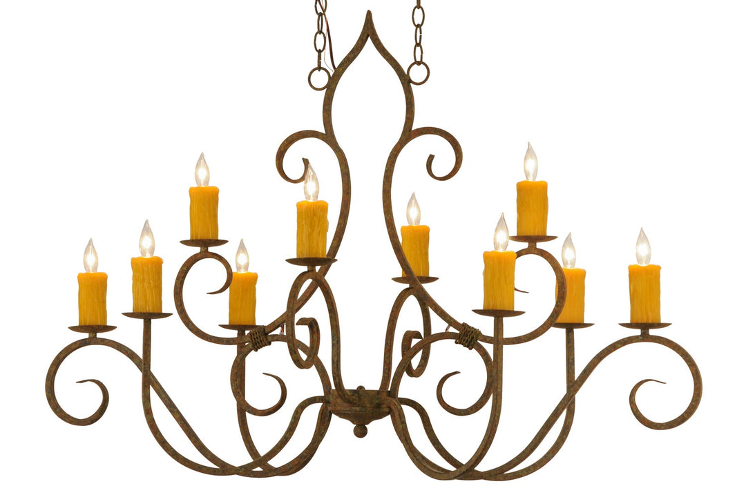 Meyda Tiffany Clifton 149170 Pendant Light - Rust, Custom