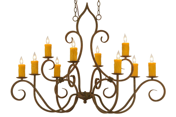 Meyda Tiffany Clifton 149170 Pendant Light - Rust, Custom