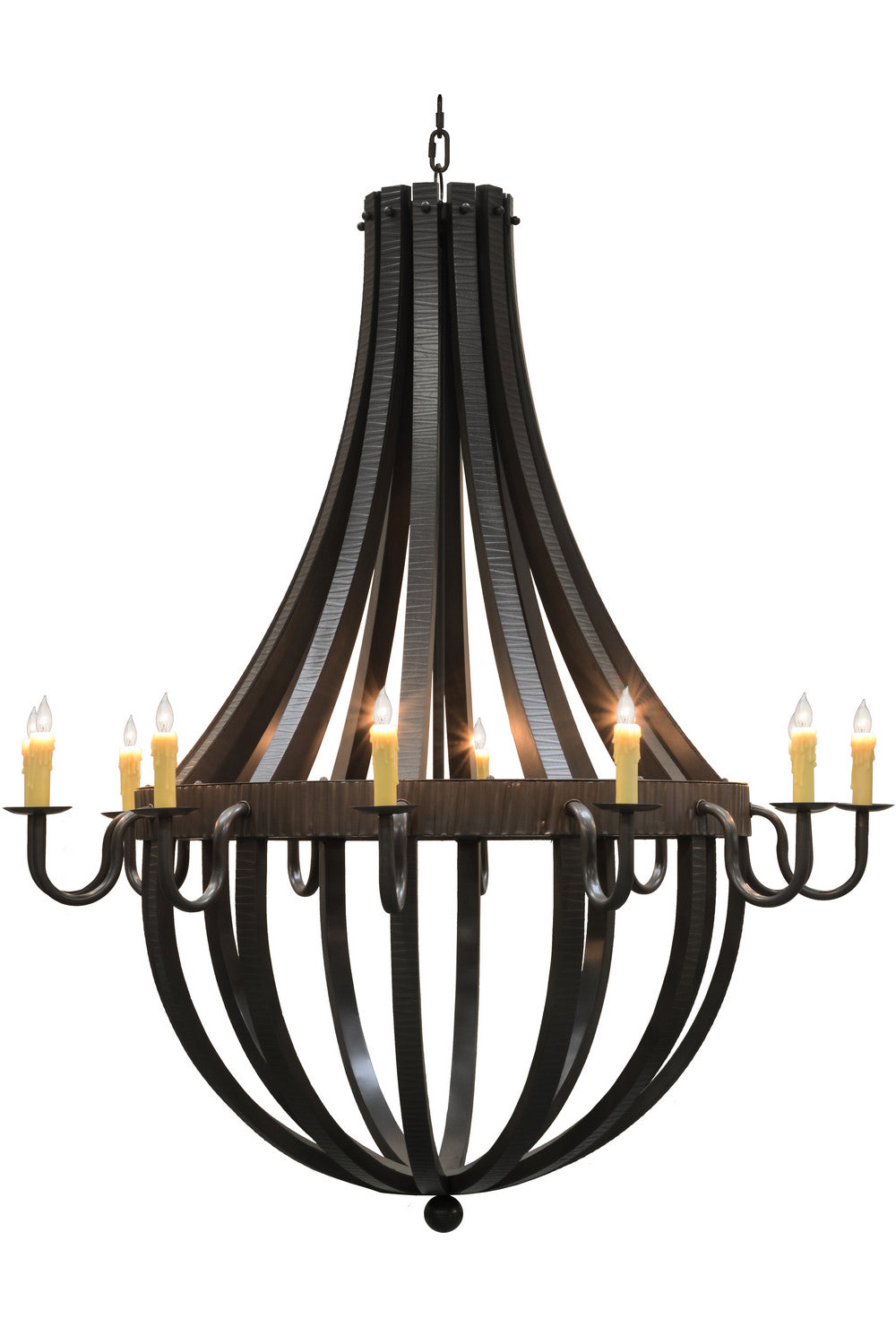 Meyda Tiffany Barrel Stave 149172 Chandelier Light - Timeless Bronze