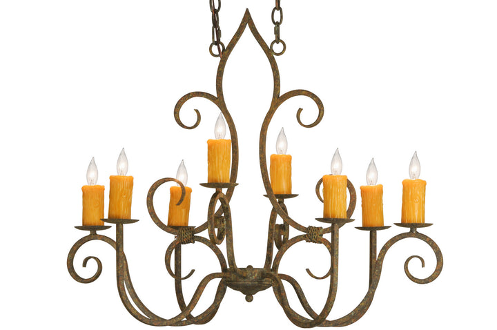 Meyda Tiffany Clifton 149185 Chandelier Light - Organic Rust