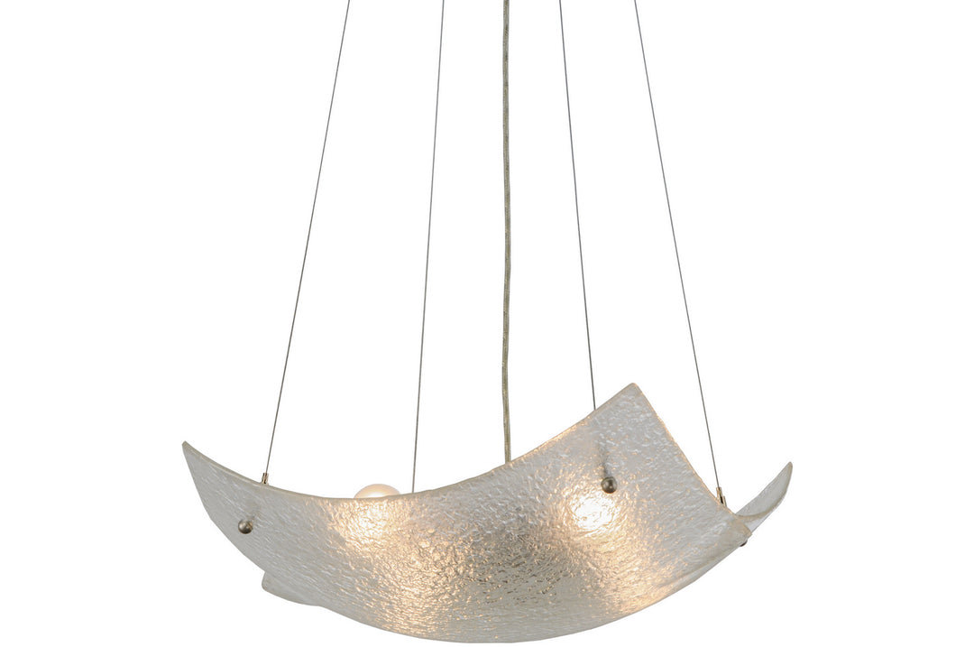 Meyda Tiffany Crinkle 149334 Pendant Light - Brushed Nickel