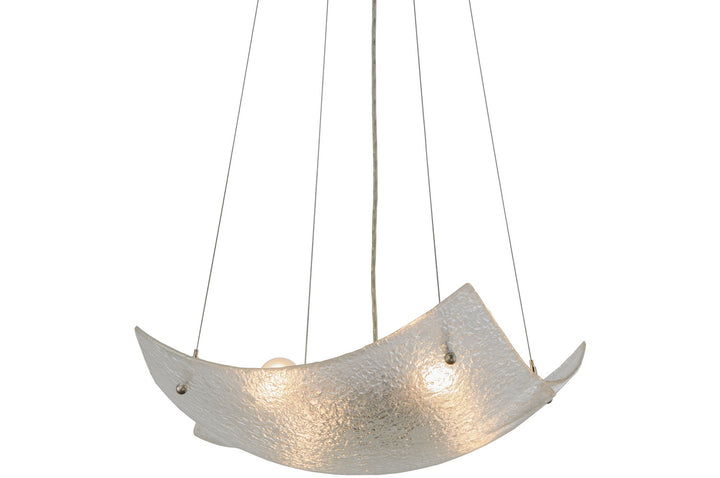 Meyda Tiffany Crinkle 149334 Pendant Light - Brushed Nickel