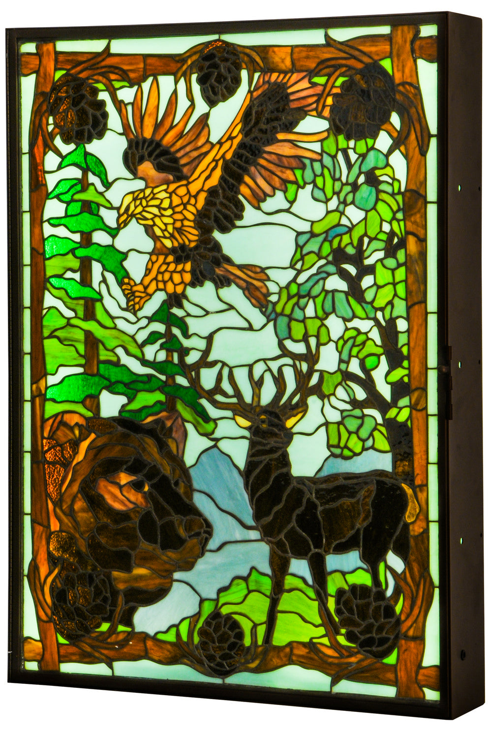 Meyda Tiffany Wilderness 149464 Wall Light - Polished Nickel