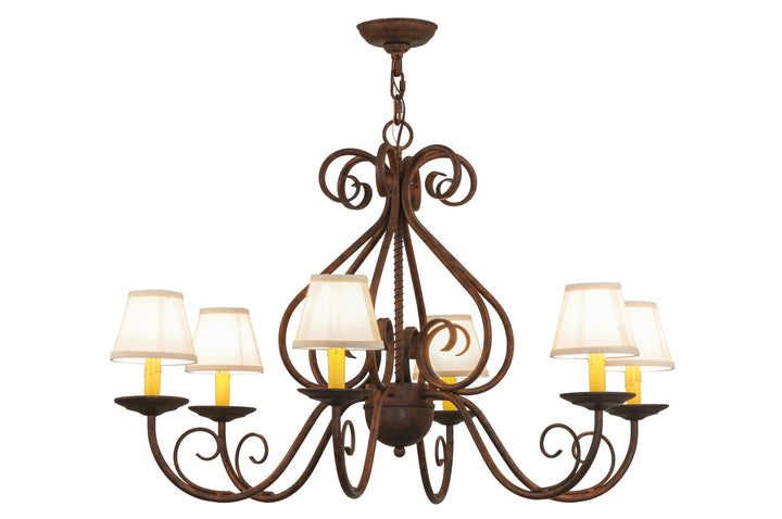 Meyda Tiffany Jenna 149663 Chandelier Light - Rust,Custom