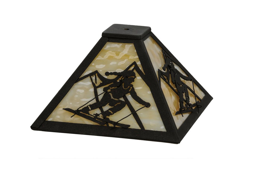 Meyda Tiffany Lighting 150135 Alpine Shade Lamp Shade Bronze / Dark