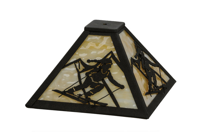 Meyda Tiffany Lighting 150135 Alpine Shade Lamp Shade Bronze / Dark