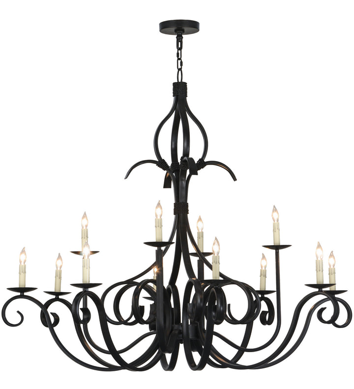 Meyda Tiffany Cypress 150271 Chandelier Light - Custom,Hand Wrought Iron