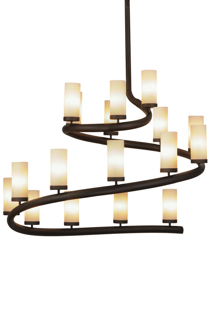 Meyda Tiffany French Horn 150568 Chandelier Light - Oil Rubbed Bronze