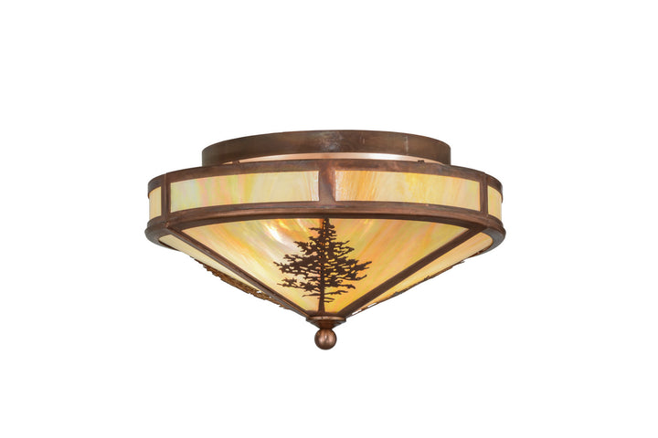 Meyda Tiffany Tamarack 150786 Ceiling Light - Vintage Copper