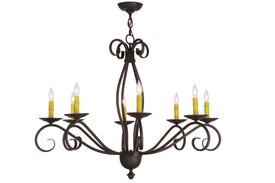 Meyda Tiffany Sienna 151019 Chandelier Light - Timeless Bronze