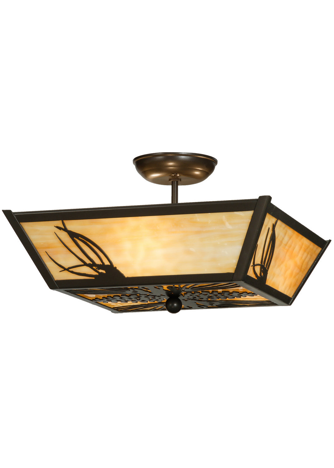Meyda Tiffany Mountain Pine 151038 Ceiling Light - Timeless Bronze