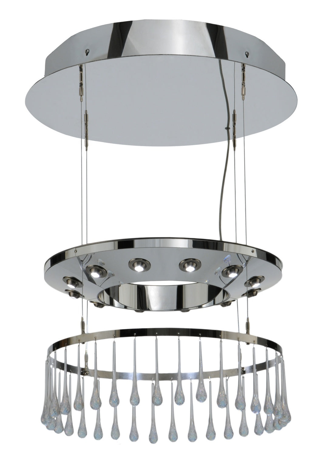 Meyda Tiffany Close Encounters 151185 Pendant Light - Chrome