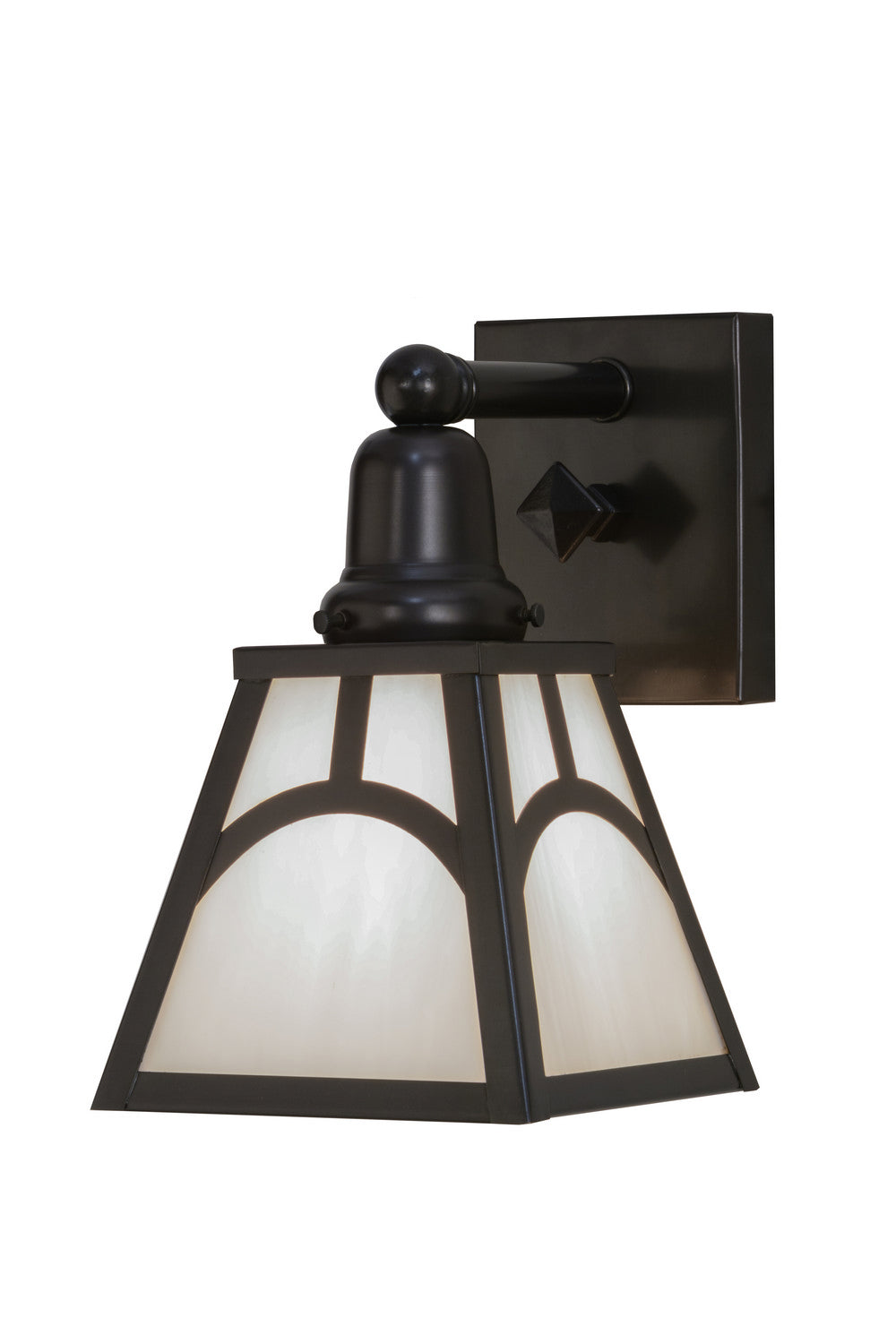 Meyda Tiffany Mission 151261 Wall Light - Craftsman Brown