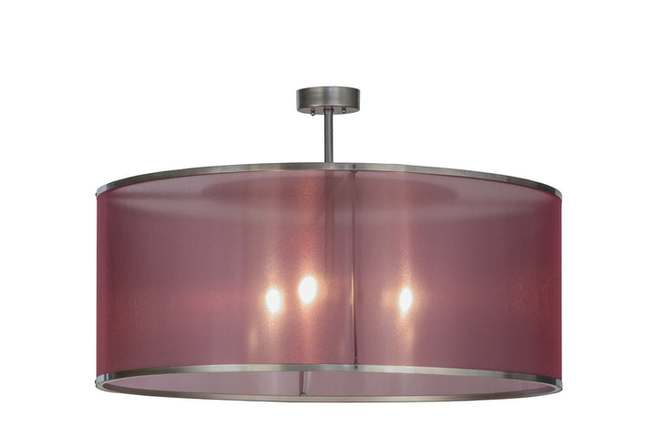 Meyda Tiffany Cilindro 151325 Pendant Light - Nickel