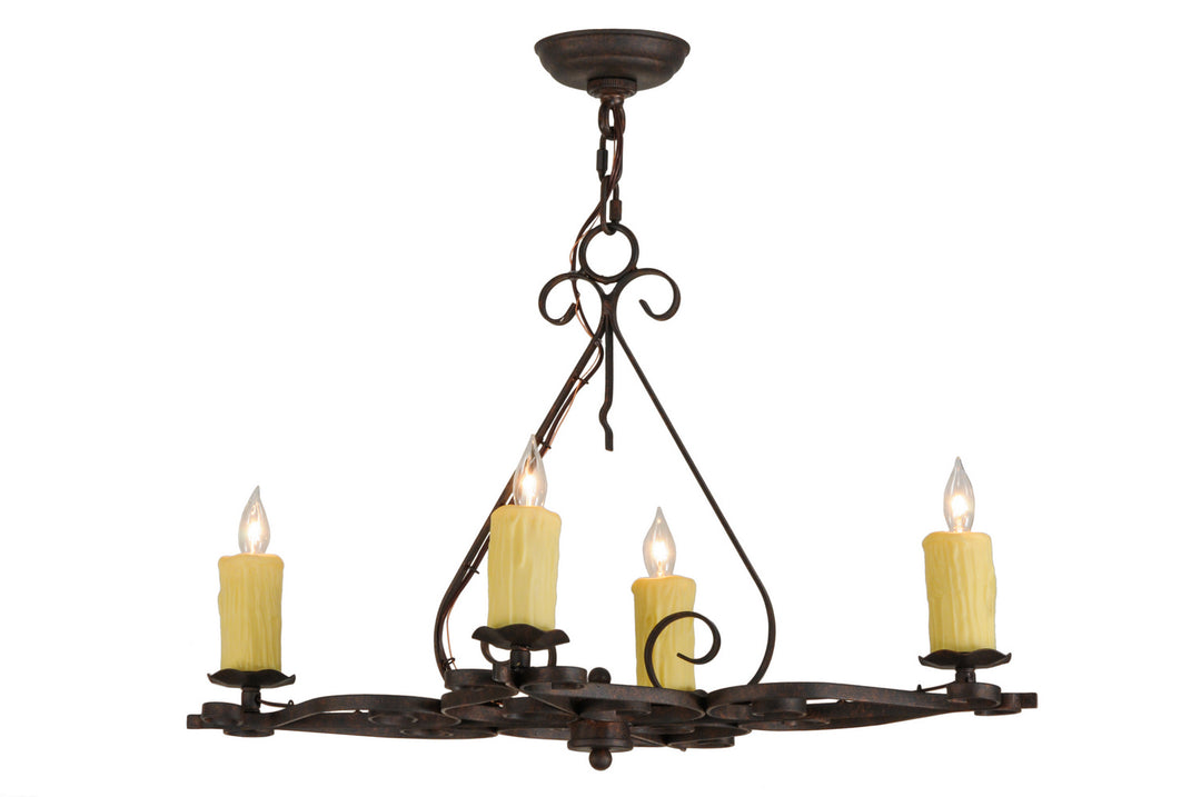 Meyda Tiffany Elianna 151378 Chandelier Light - Rust