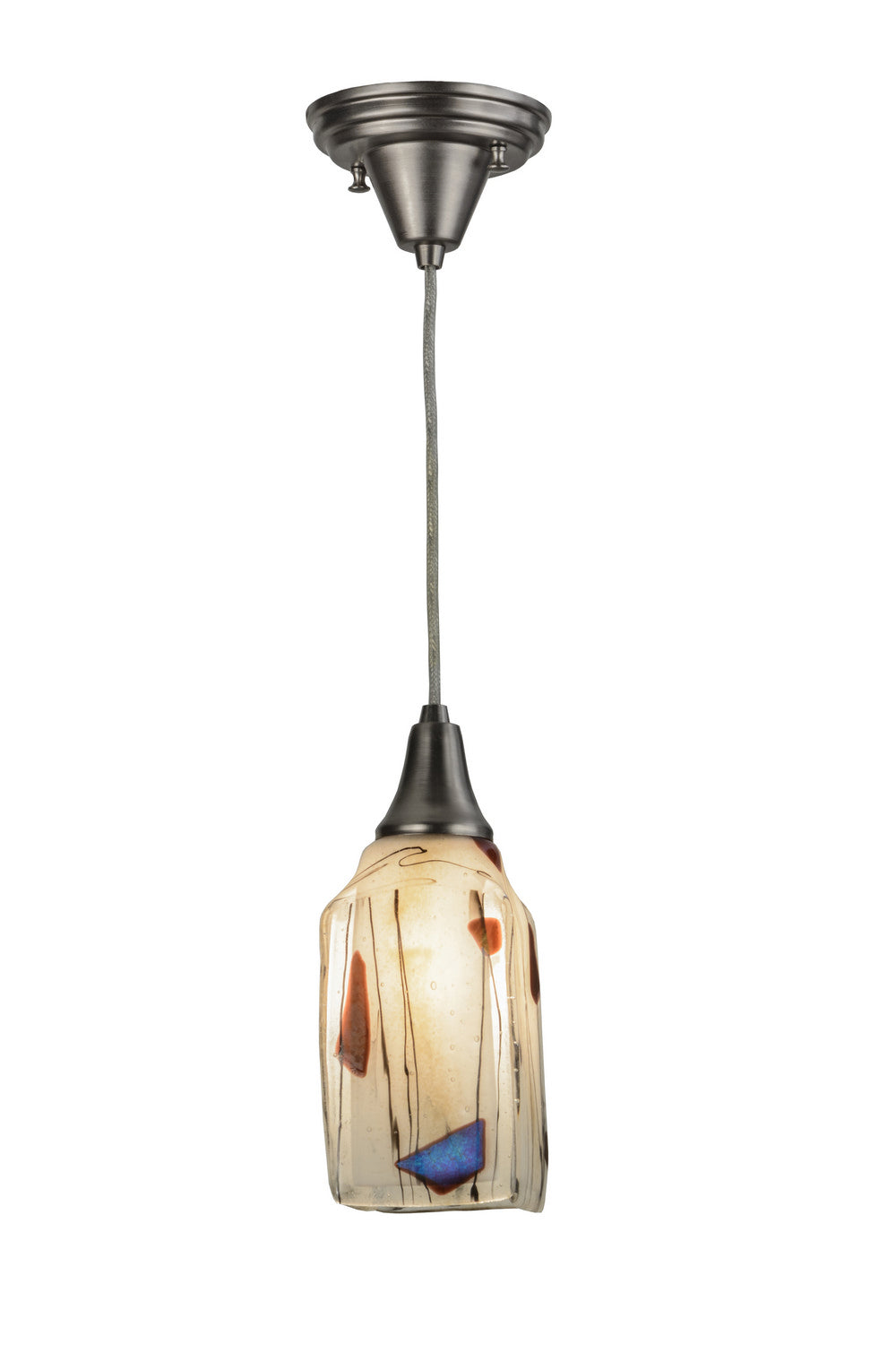 Meyda Tiffany Metro Fusion 151587 Pendant Light - Brushed Nickel
