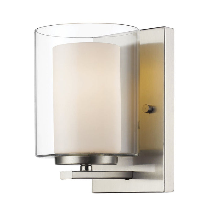 Z-Lite Willow 426-1S-BN Wall Sconce Light - Brushed Nickel