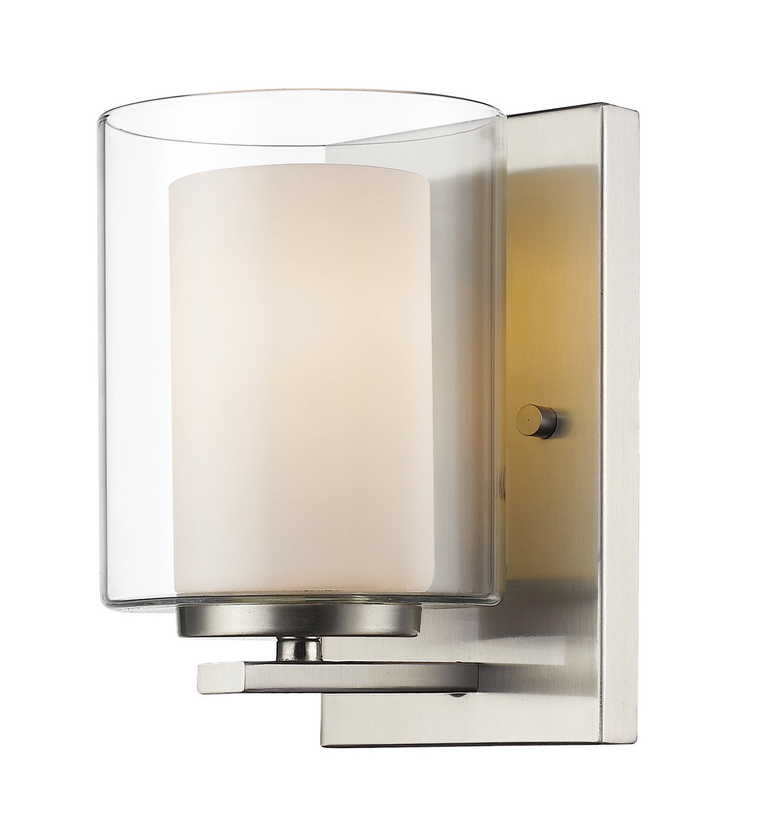 Z-Lite Willow 426-1S-BN Wall Sconce Light - Brushed Nickel