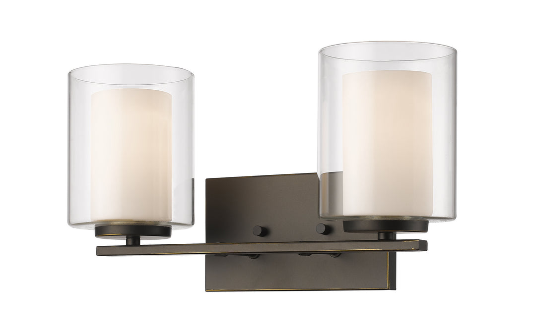 Z-Lite Willow 426-2V-OB Bath Vanity Light 15 in. wide - Olde Bronze