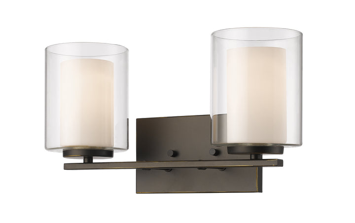 Z-Lite Willow 426-2V-OB Bath Vanity Light 15 in. wide - Olde Bronze