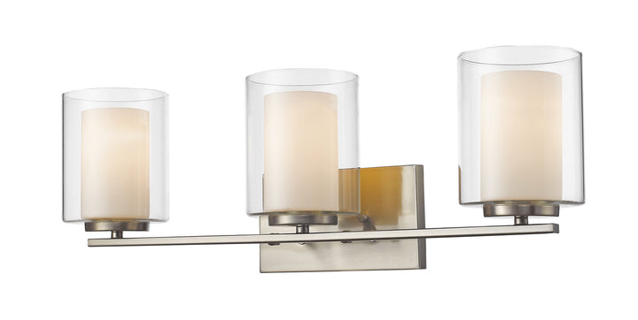 Z-Lite Willow 426-3V-BN Bath Vanity Light 24 in. wide - Brushed Nickel