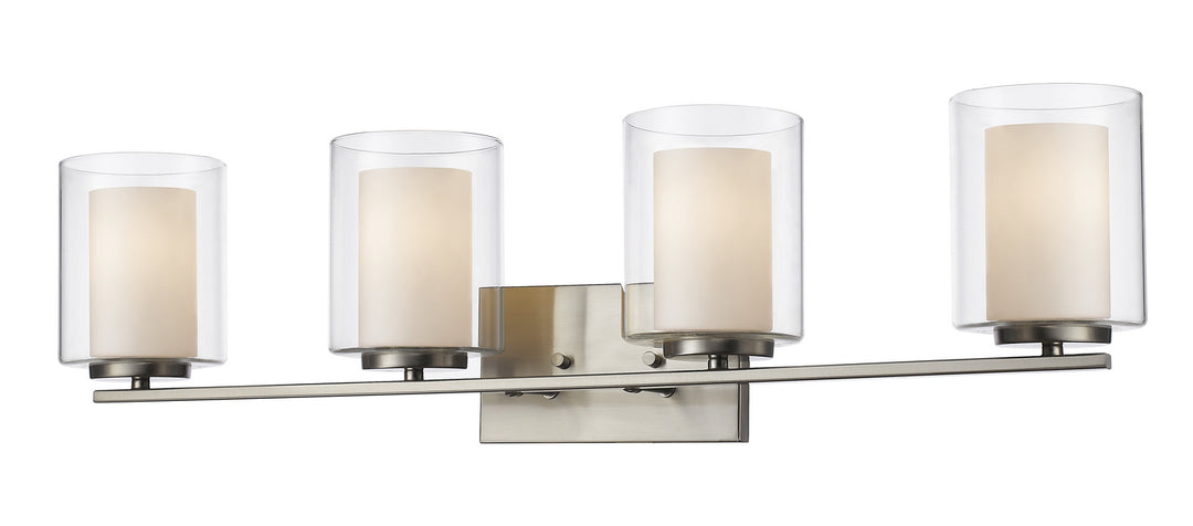 Z-Lite Willow 426-4V-BN Bath Vanity Light 32 in. wide - Brushed Nickel