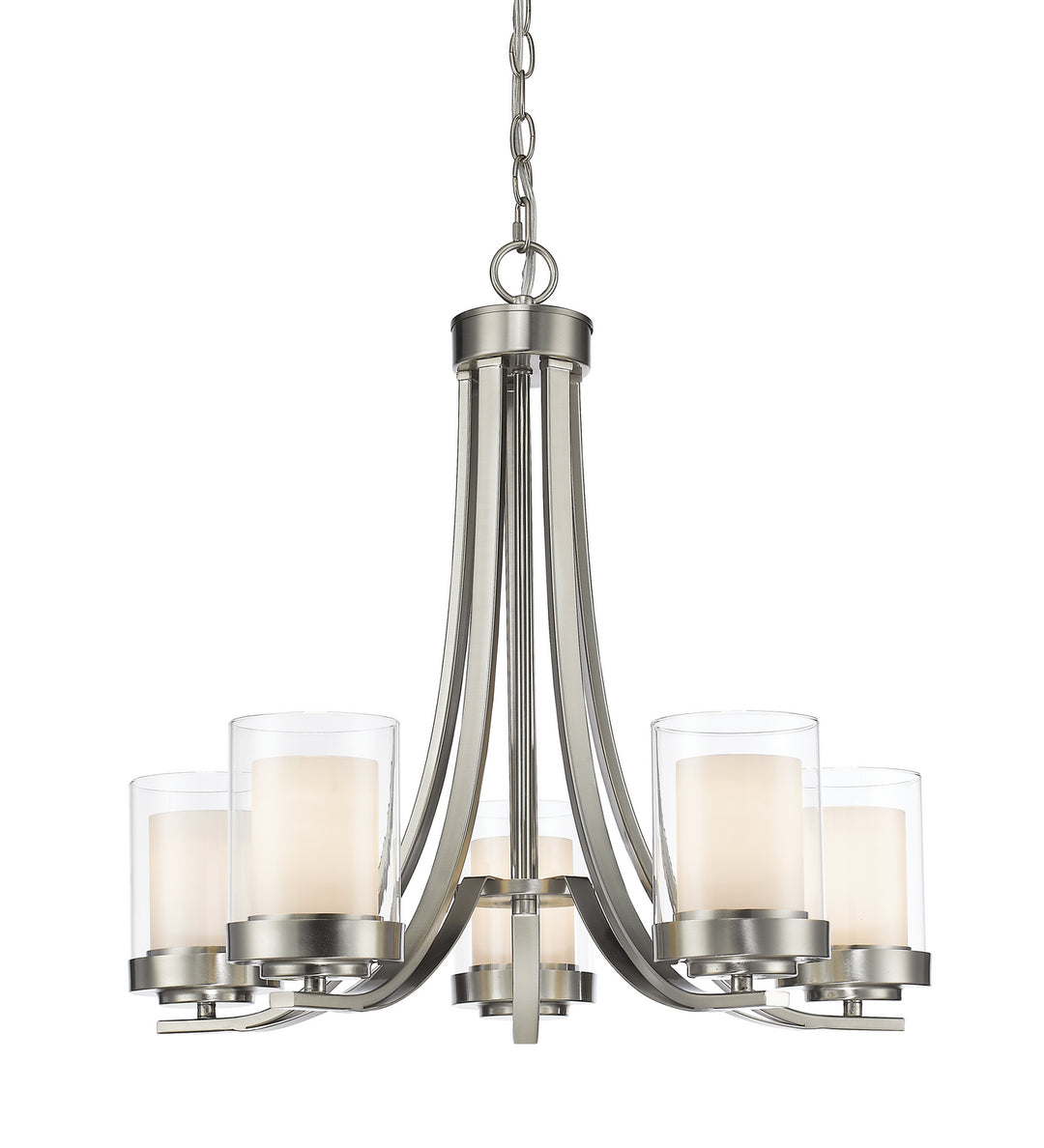 Z-Lite Willow 426-5-BN Chandelier Light - Brushed Nickel