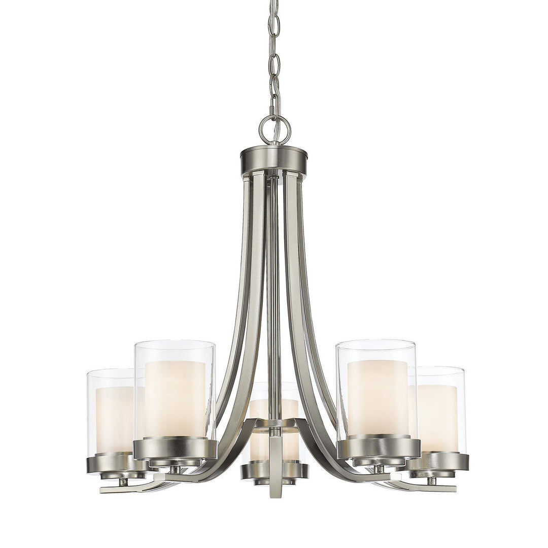 Z-Lite Willow 426-5-BN Chandelier Light - Brushed Nickel