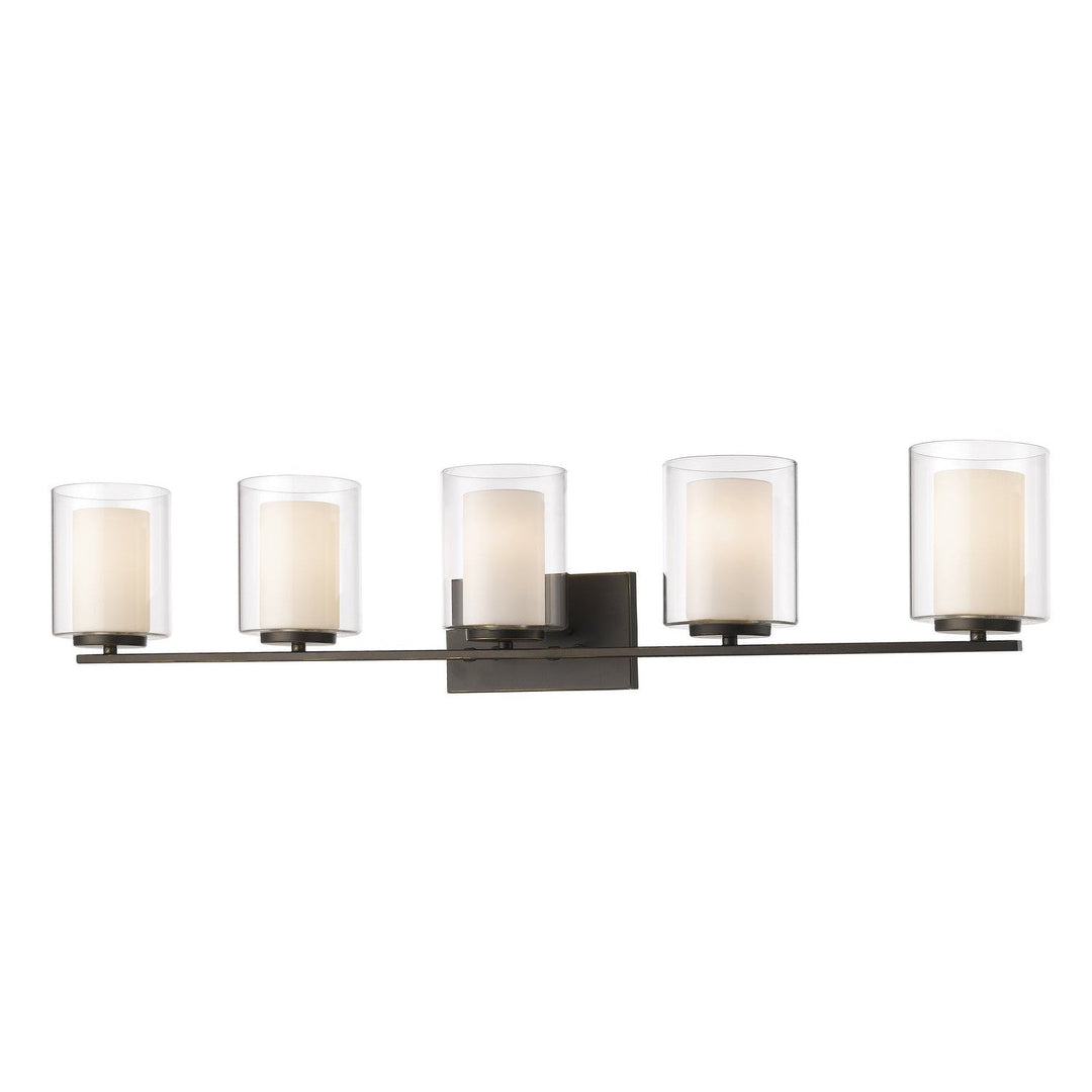 Z-Lite Willow 426-5V-OB Bath Vanity Light 41 in. wide - Olde Bronze