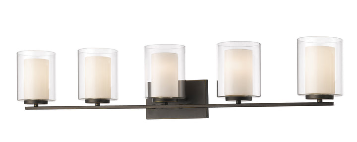 Z-Lite Willow 426-5V-OB Bath Vanity Light 41 in. wide - Olde Bronze