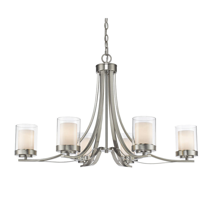 Z-Lite Willow 426-6-BN Chandelier Light - Brushed Nickel