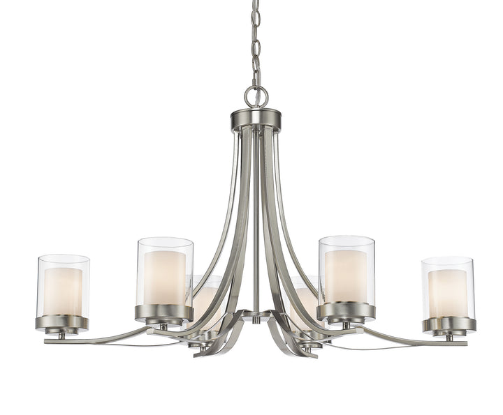 Z-Lite Willow 426-6-BN Chandelier Light - Brushed Nickel