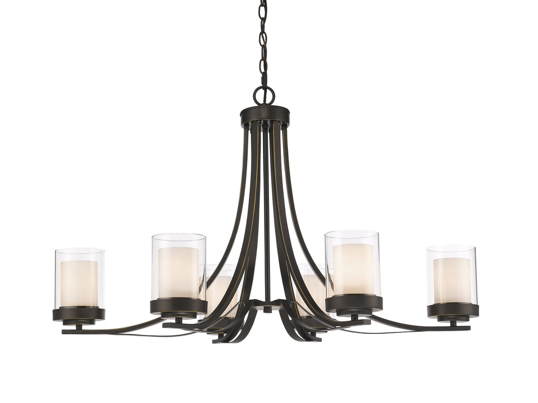Z-Lite Willow 426-6-OB Chandelier Light - Olde Bronze