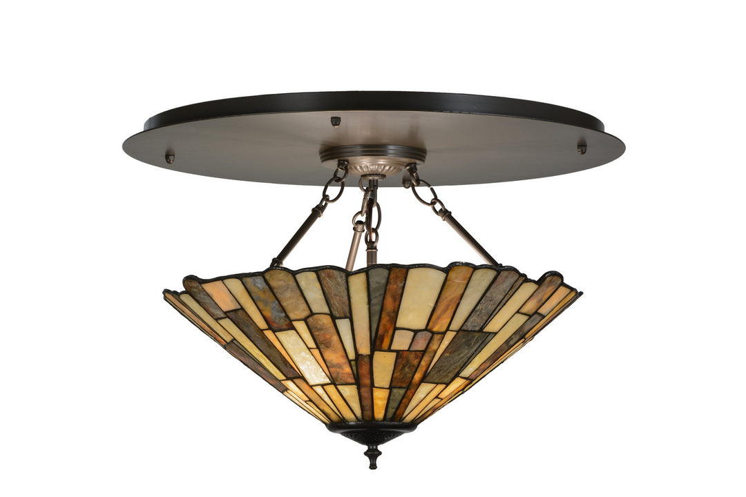 Meyda Tiffany Delta 151905 Ceiling Light - Timeless Bronze