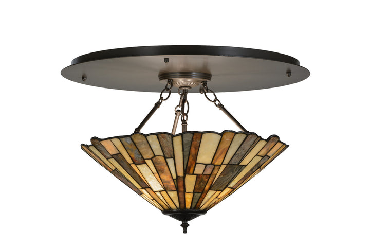 Meyda Tiffany Delta 151905 Ceiling Light - Timeless Bronze
