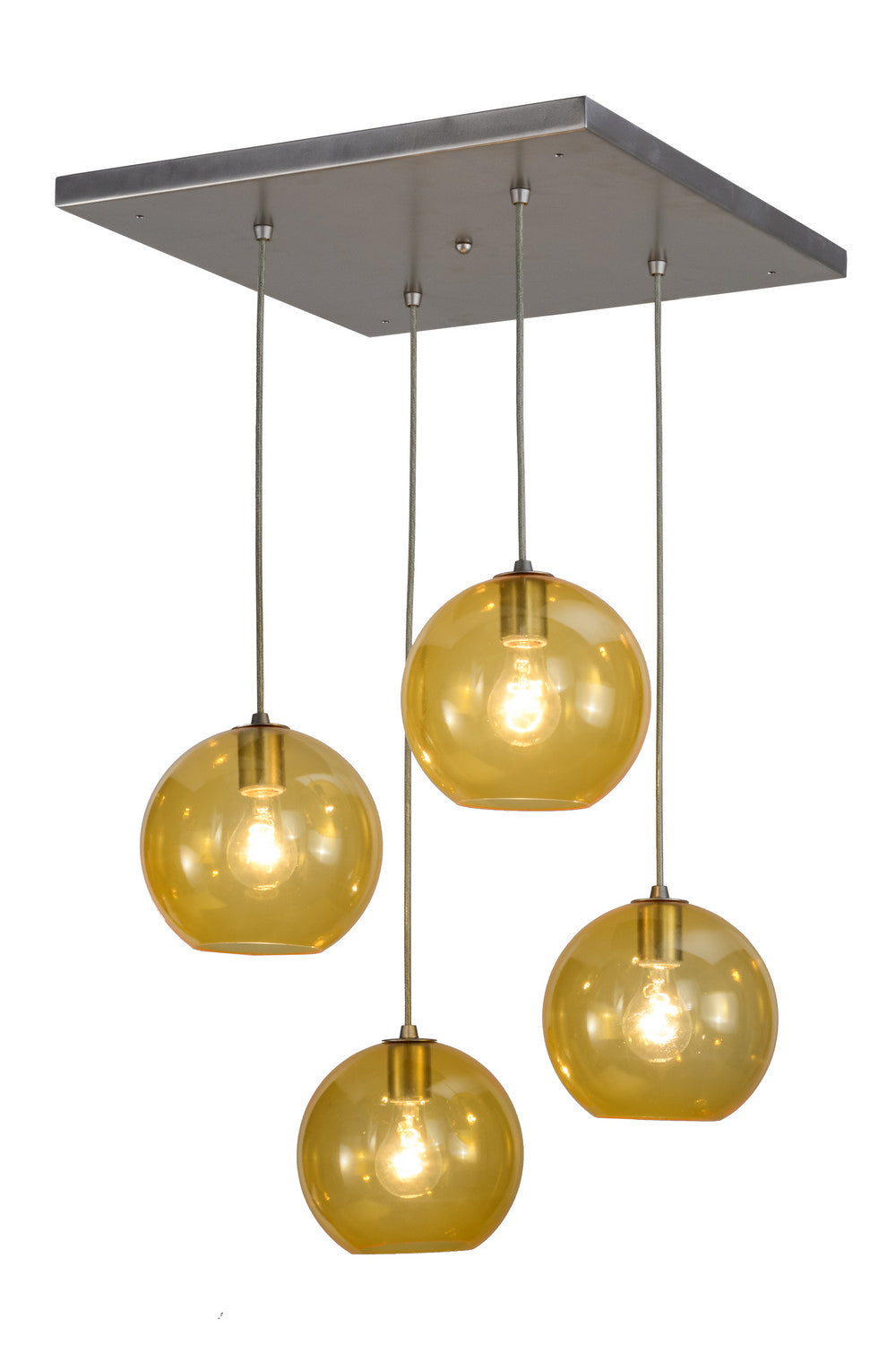 Meyda Tiffany Bola 151952 Pendant Light - Brushed Nickel