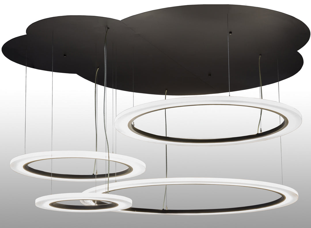 Meyda Tiffany Lighting 152053 Anillo Led Pendant Decor Black