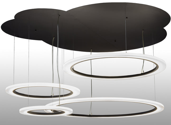 Meyda Tiffany Lighting 152053 Anillo Led Pendant Decor Black