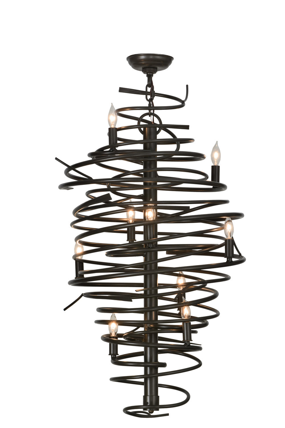 Meyda Tiffany Cyclone 152135 Chandelier Light - Timeless Bronze
