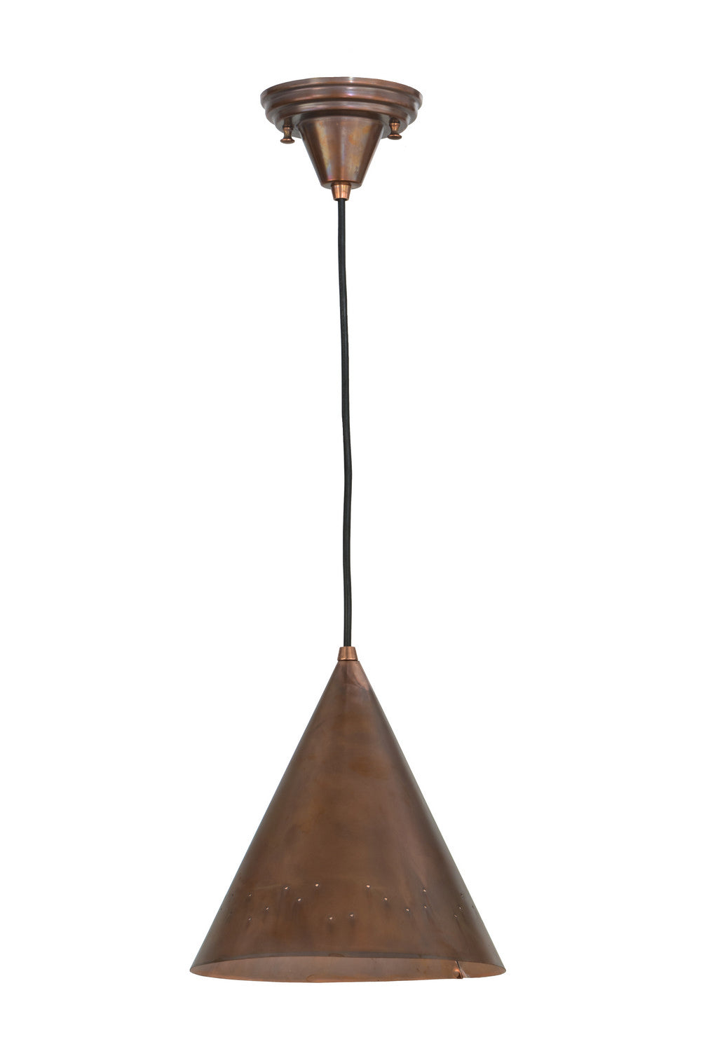 Meyda Tiffany Cone 152273 Pendant Light - Vintage Copper