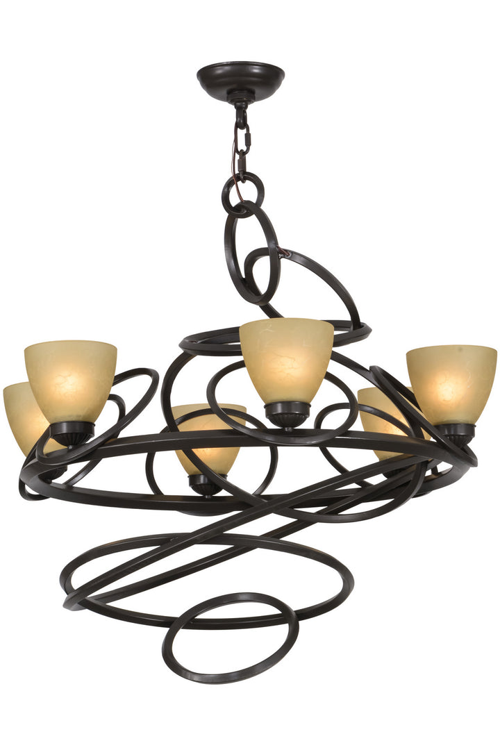 Meyda Tiffany Anneau 152738 Chandelier Light - Timeless Bronze