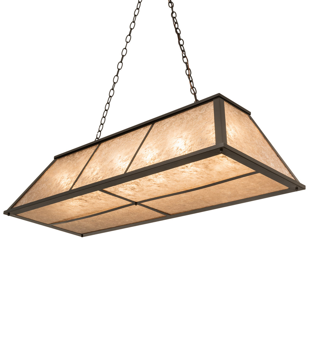 Meyda Tiffany Tri-Panel 160613 Pendant Light - Timeless Bronze