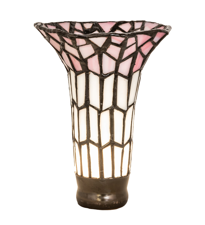 Meyda Tiffany Lighting 17624 Stained Glass Pond Lily Shade Lamp Shade Bronze / Dark