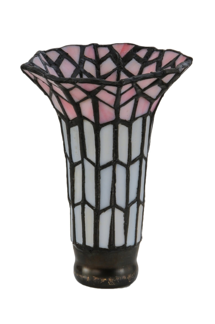 Meyda Tiffany Lighting 17624 Stained Glass Pond Lily Shade Lamp Shade Bronze / Dark