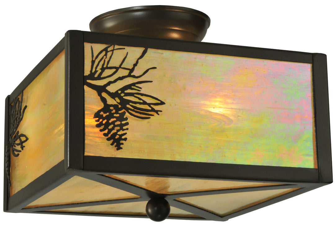 Meyda Tiffany Balsam Pine 23211 Ceiling Light - Timeless Bronze