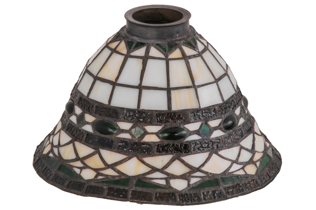 Meyda Tiffany Lighting 26424 Tiffany Roman Shade Lamp Shade Bronze / Dark