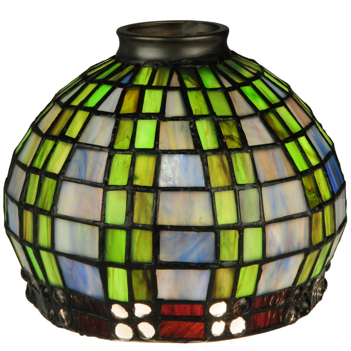 Meyda Tiffany Lighting 27405 Jeweled Basket Shade Lamp Shade Multicolored