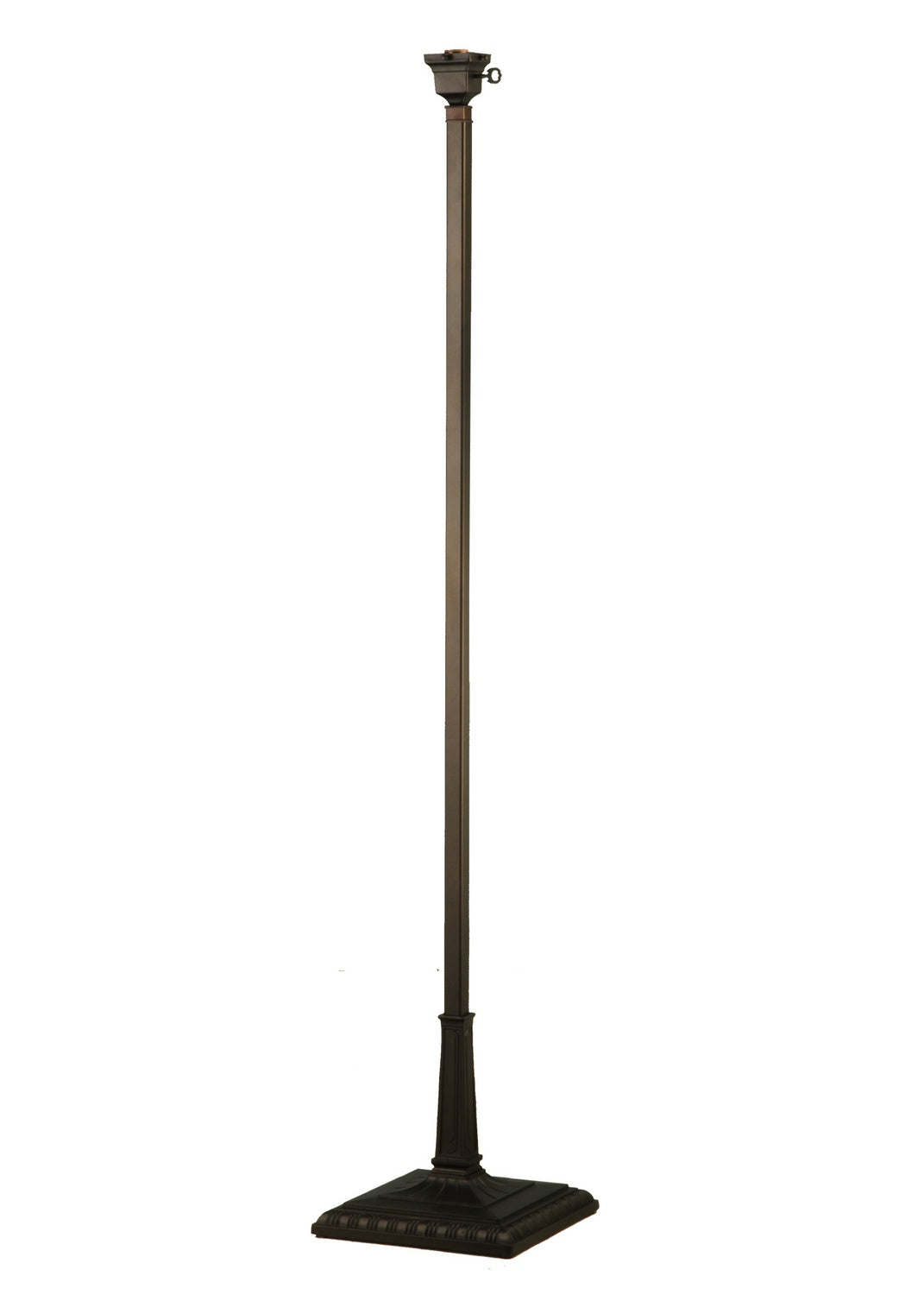 Meyda Tiffany Lighting 30842 Mission One Light Torchiere Utility Light Bronze / Dark