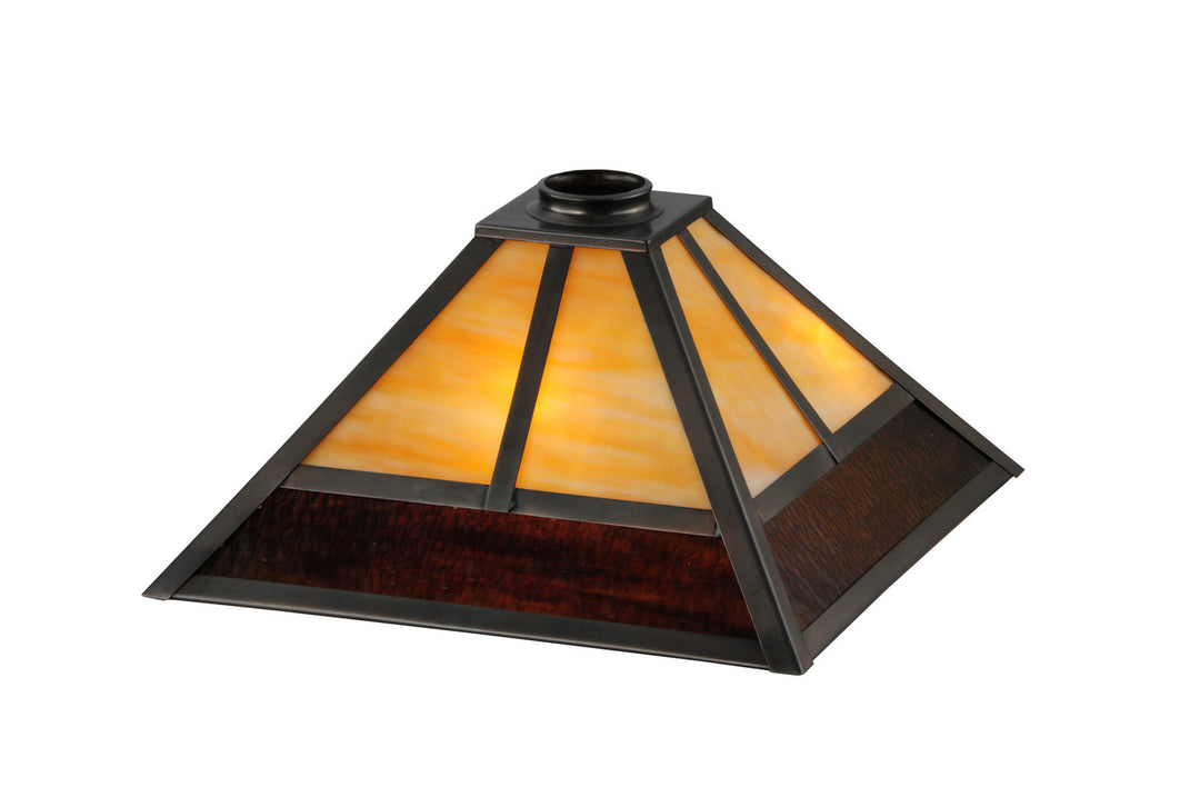 Meyda Tiffany Lighting 31324 T" Mission" Shade Lamp Shade Two-Tone