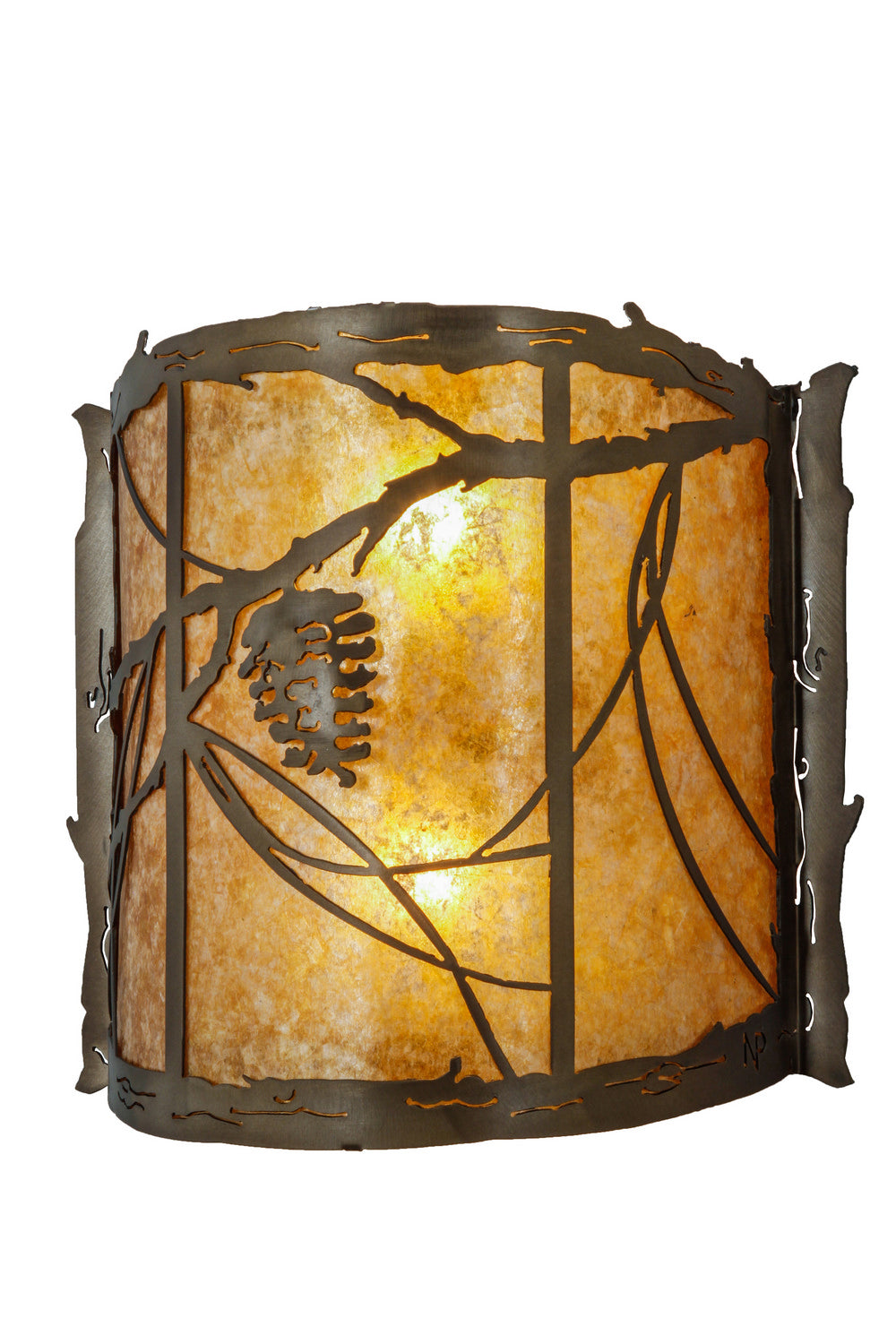 Meyda Tiffany Whispering Pines 32826 Wall Light - Antique Copper